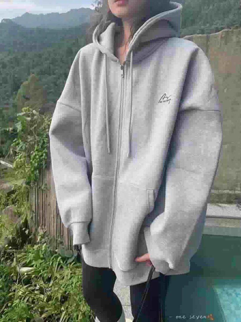 【ARONG阿荣家】上衣06301-黑色灰色-F