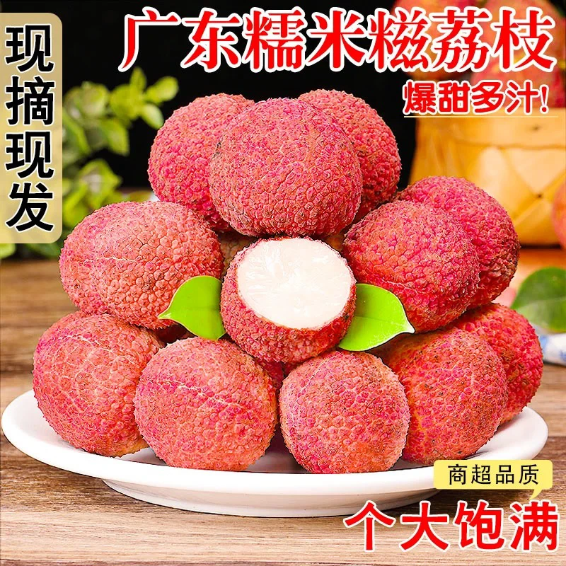 【顺丰冷链-广东省专拍】广东茂名化州糯米糍荔枝核小肉厚老树果