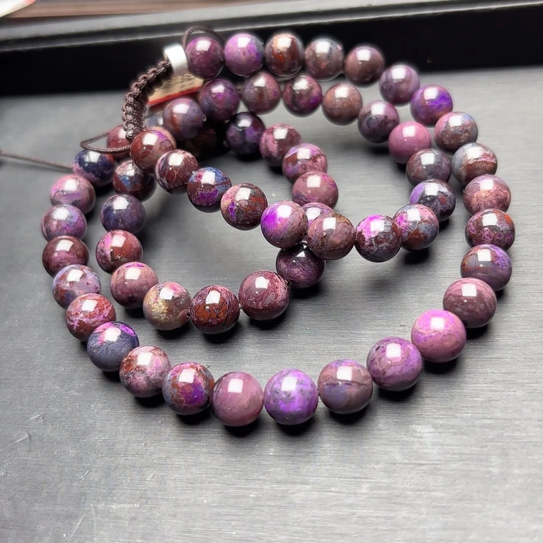 苏纪石（舒俱来）未镶嵌果冻樱花项链