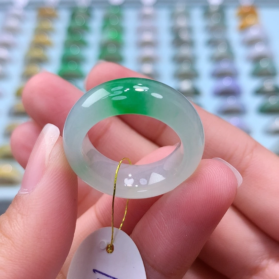 未镶嵌戒指翡翠1617圈