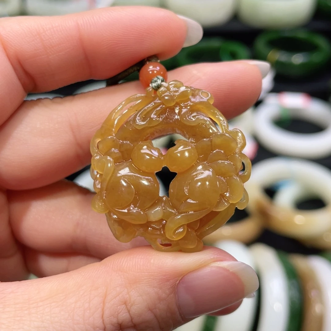 吊坠(不含链)未镶嵌和田玉