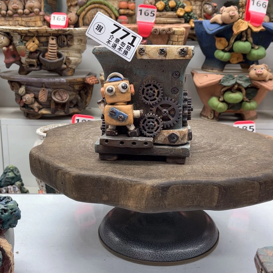 红陶王**?花盆771瑕可乐