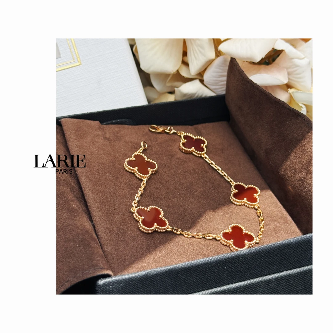 925银手链 轻奢圣诞幸运红色百搭手链 SS0315-1