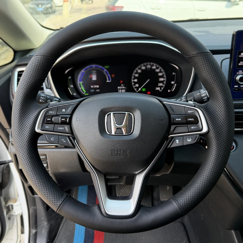 适用于本田23款十代雅阁10代奥德赛英诗派艾力绅专用手缝方向盘套