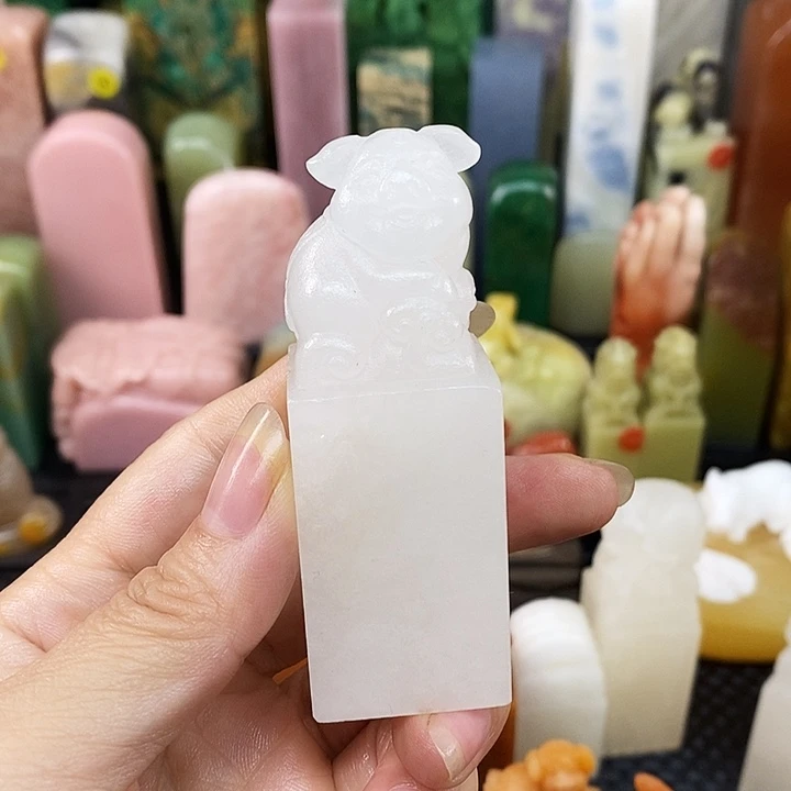 爱***事青田石印石西班牙石头