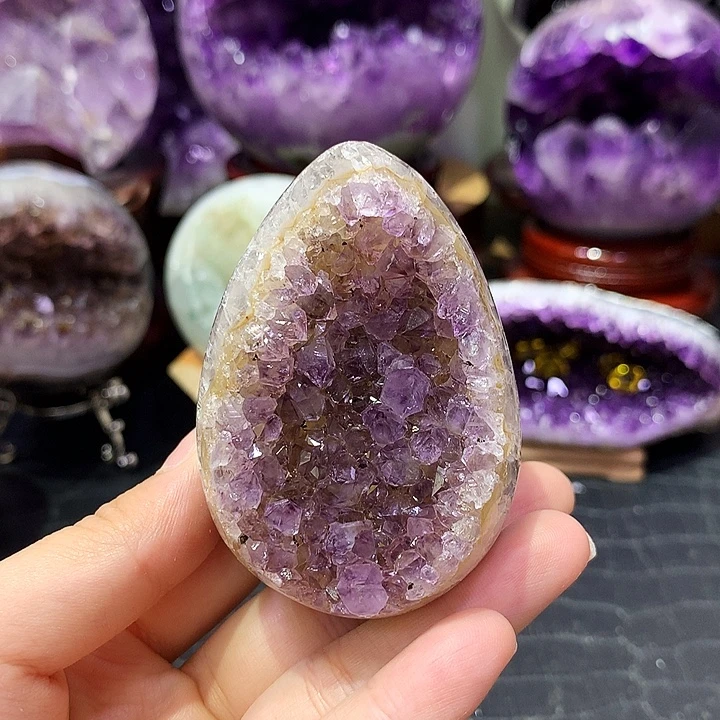 未镶嵌珠宝半成品紫晶