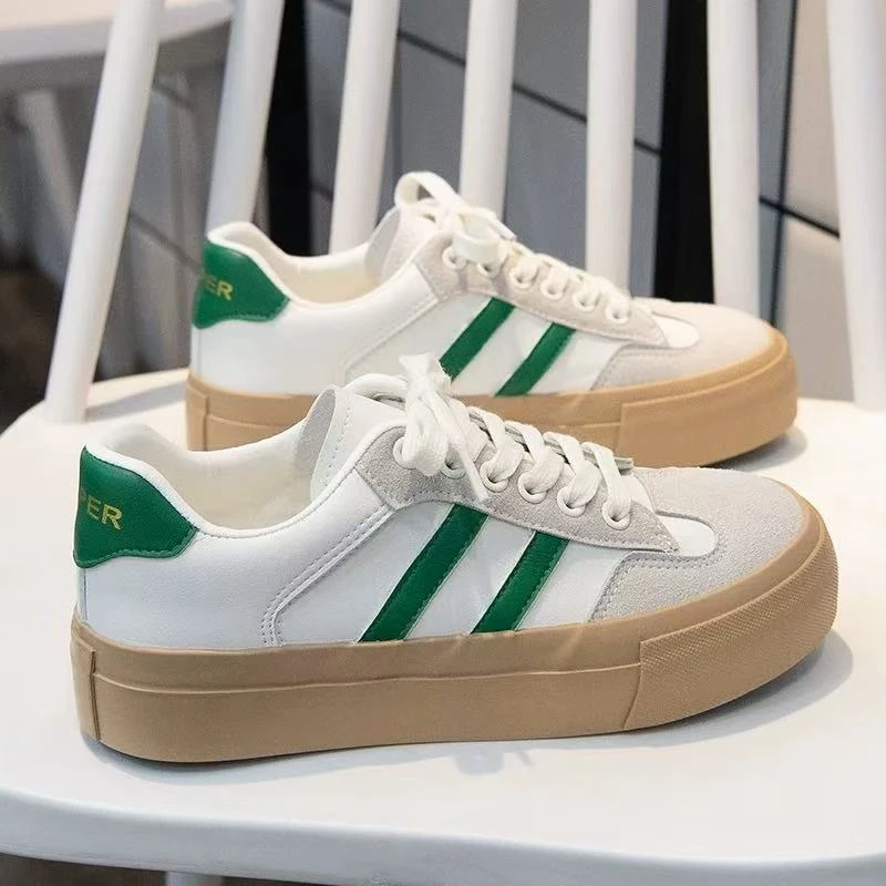 66-605 百搭小白鞋2025春季新款女鞋小众休闲板鞋爆款运动鞋单鞋