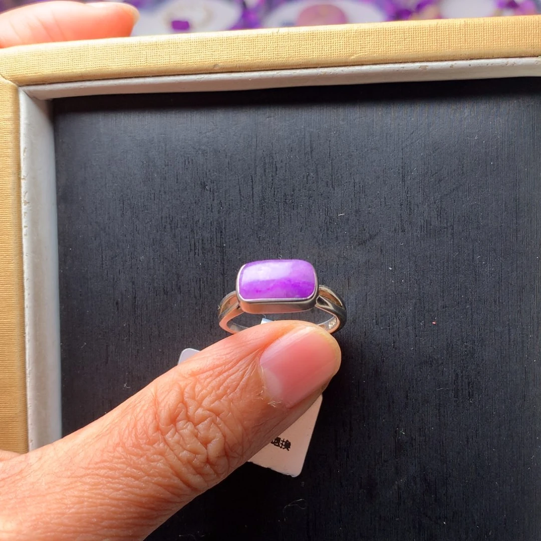 苏纪石（舒俱来）银S925镶嵌戒指