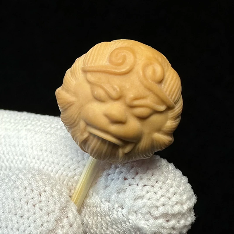 猴头核桃雕刻大圣单颗