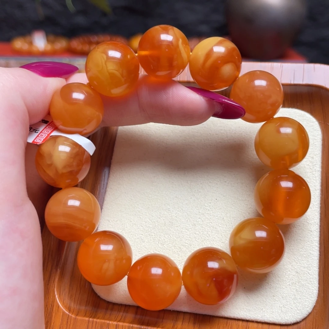 手链蜜蜡未镶嵌手串