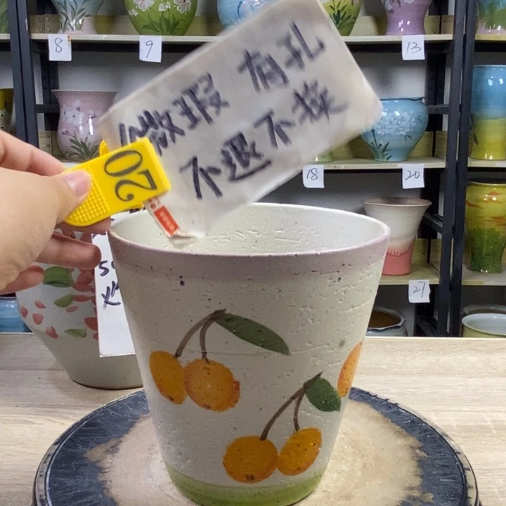 景德镇高温陶瓷花盆