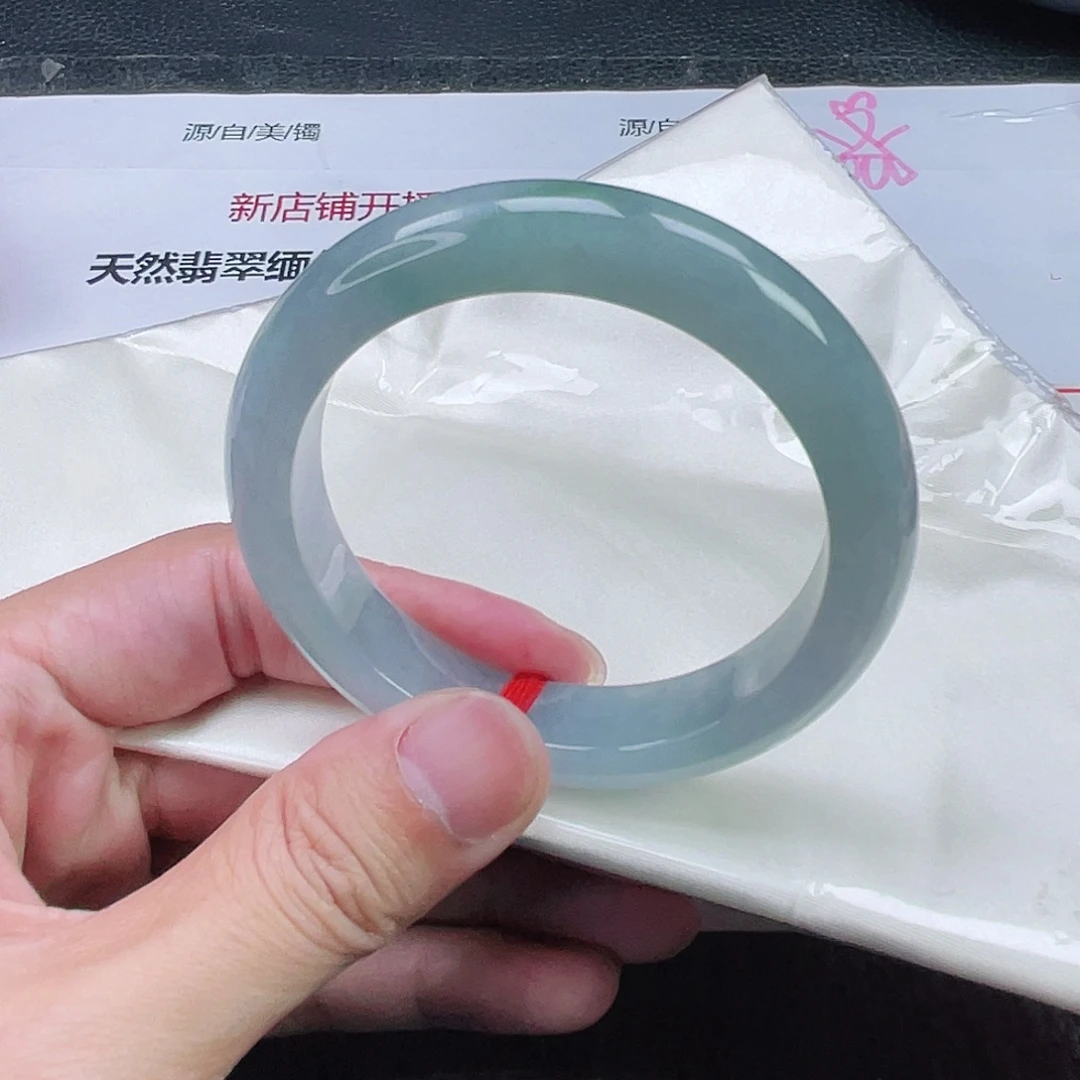 翡翠未镶嵌手镯手镯55.5