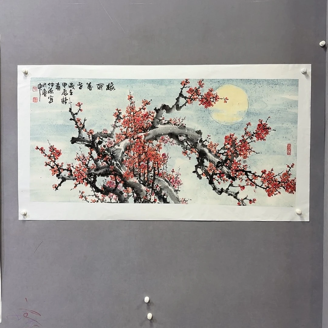 国画亲笔手绘放心去藏