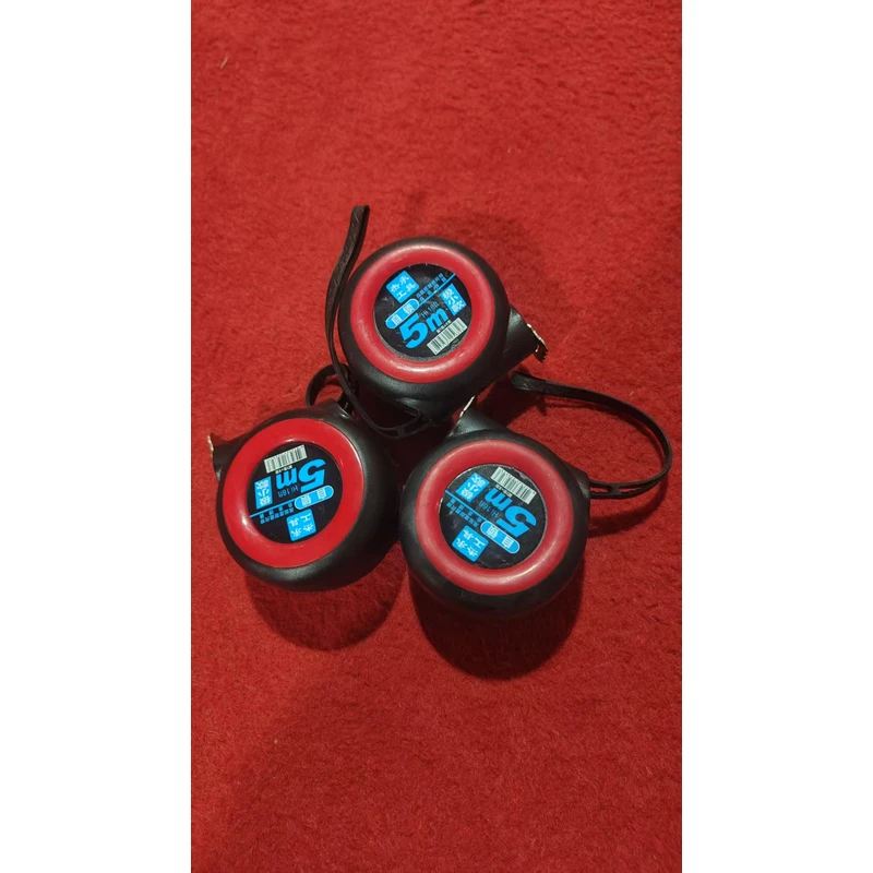 【袁总精选】5米自锁卷尺颜色随机发家用款多功能小型便携迷你款