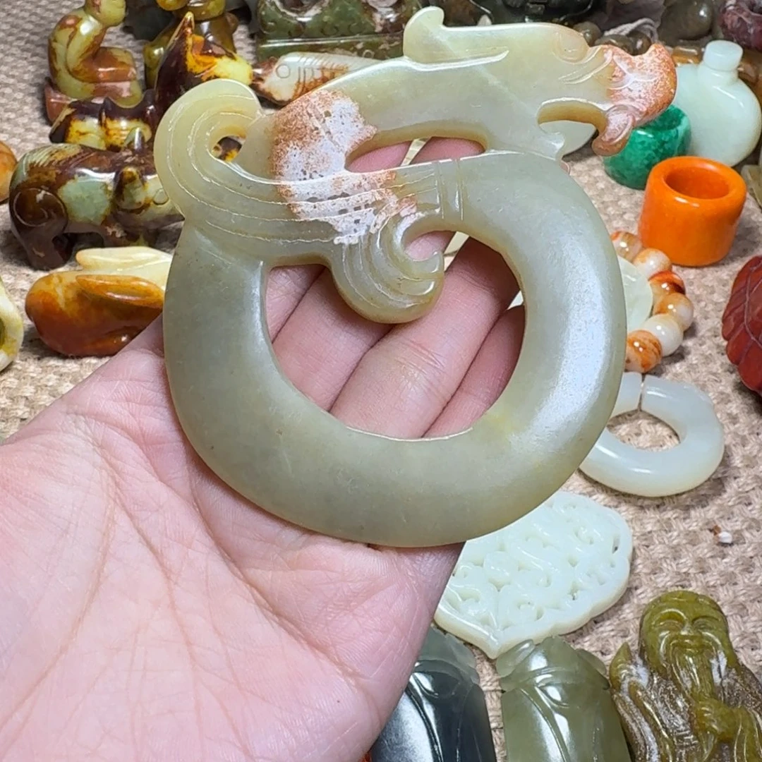 白玉菩提吊坠挂件