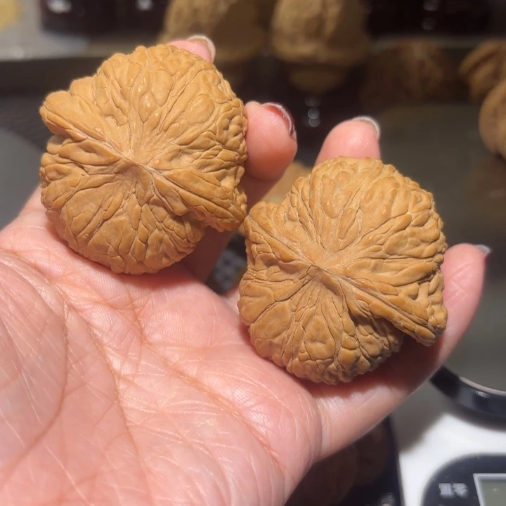 把件文玩核桃45泥鳅背