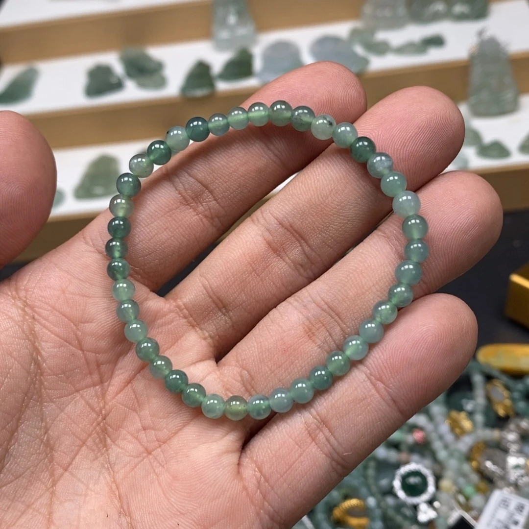 翡翠未镶嵌手链天然a货翡翠59