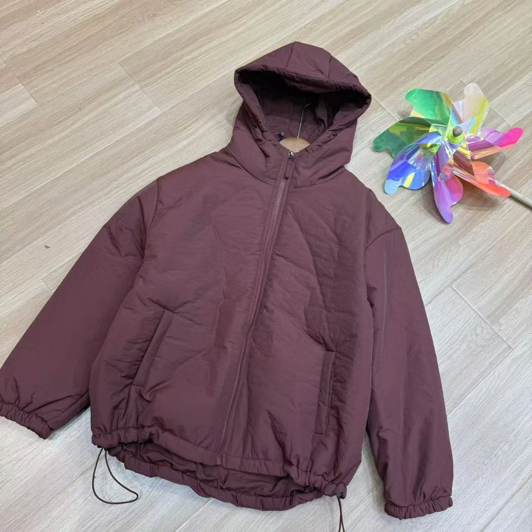 9000新款秋冬休闲减龄显瘦宽松连帽上衣棉服