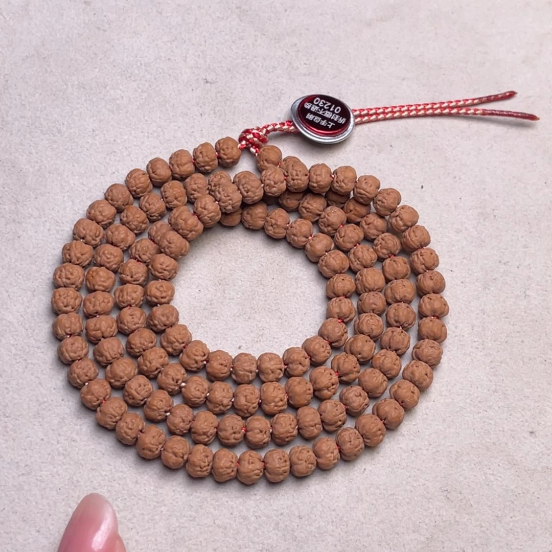 坚***果手串金刚菩提定制款5S佛手尺寸6.8左右