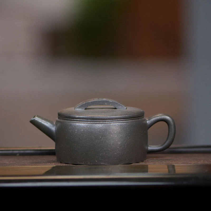 阎记抟砂 紫泥阎烧 汉瓦壶 EE宜兴紫砂喝茶壶S25 1226 51