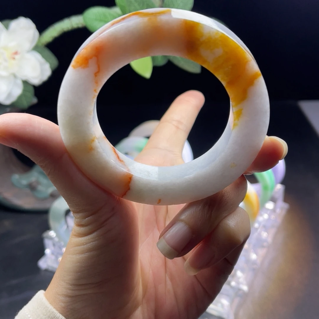 定制翡翠未镶嵌天然翡翠A货手镯