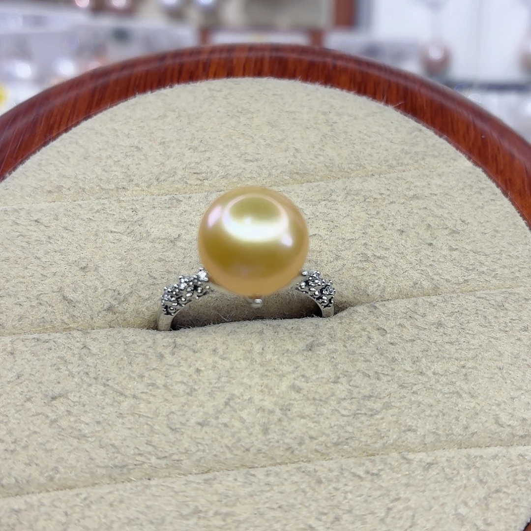 戒指淡水珍珠合金