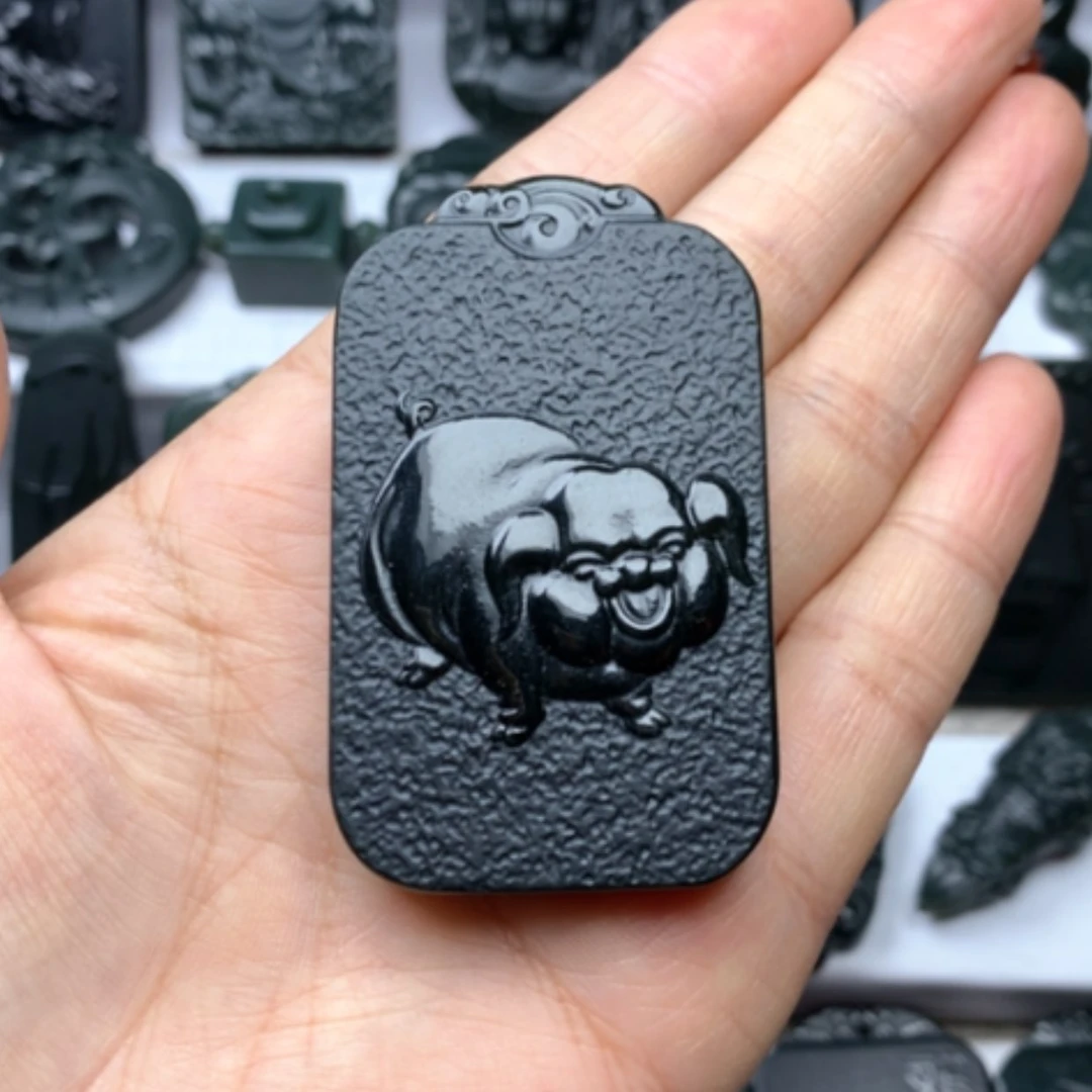 【闪购商品】和田玉颈饰未镶嵌刘*双面雕刻