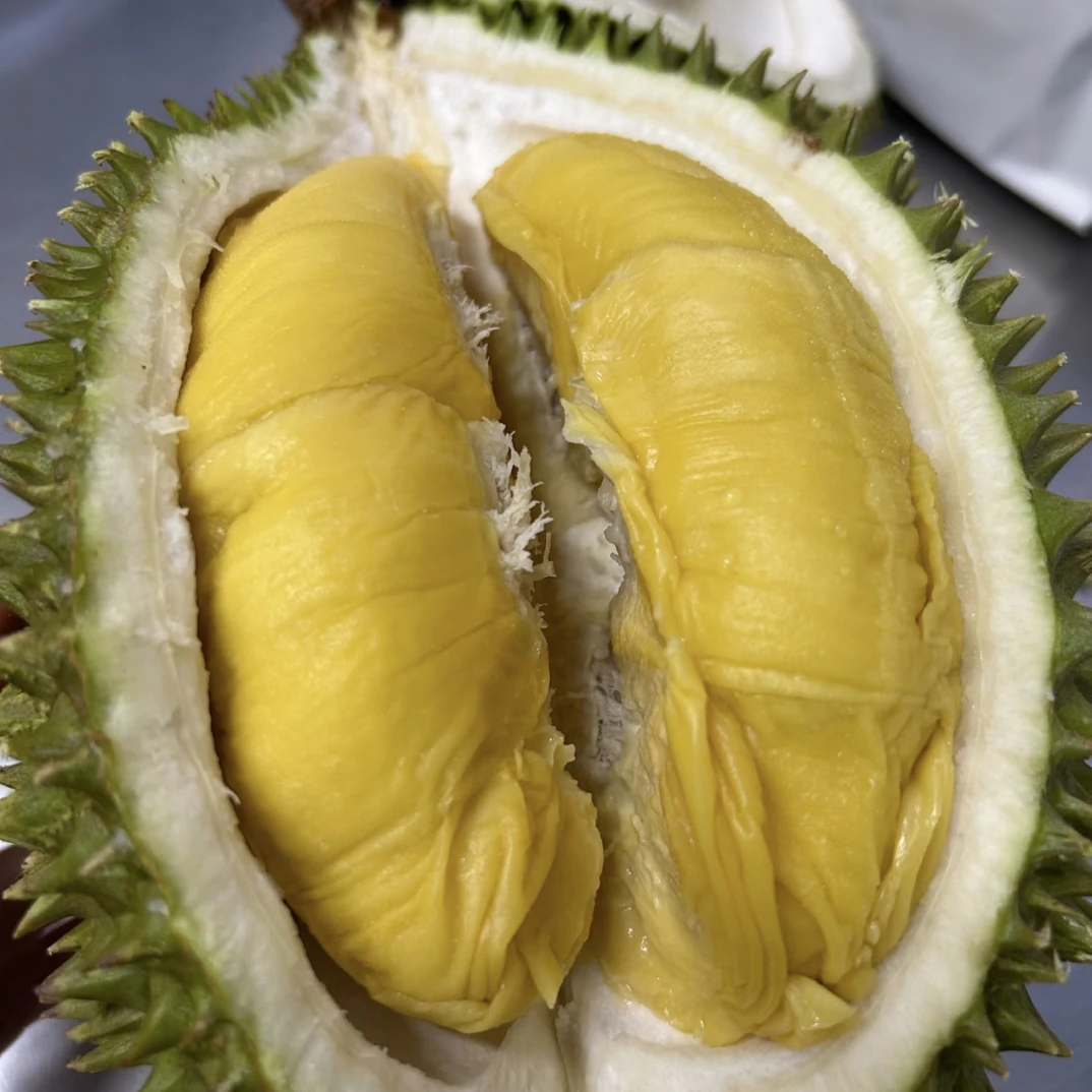 新鲜猫山王榴莲奶香浓郁冰激凌口感半斤净果肉核大猫山王马来西亚