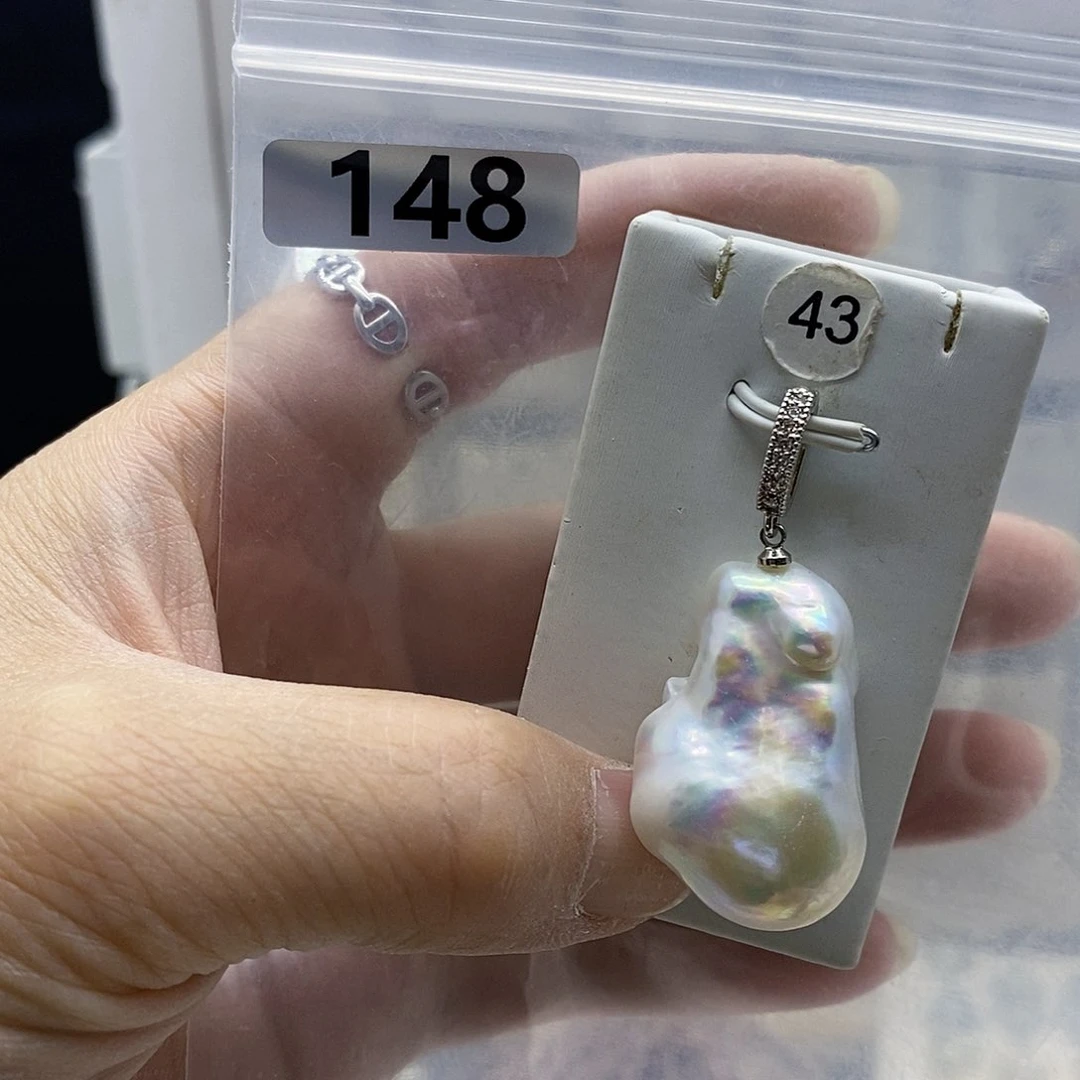 颈饰合金淡水珍珠
