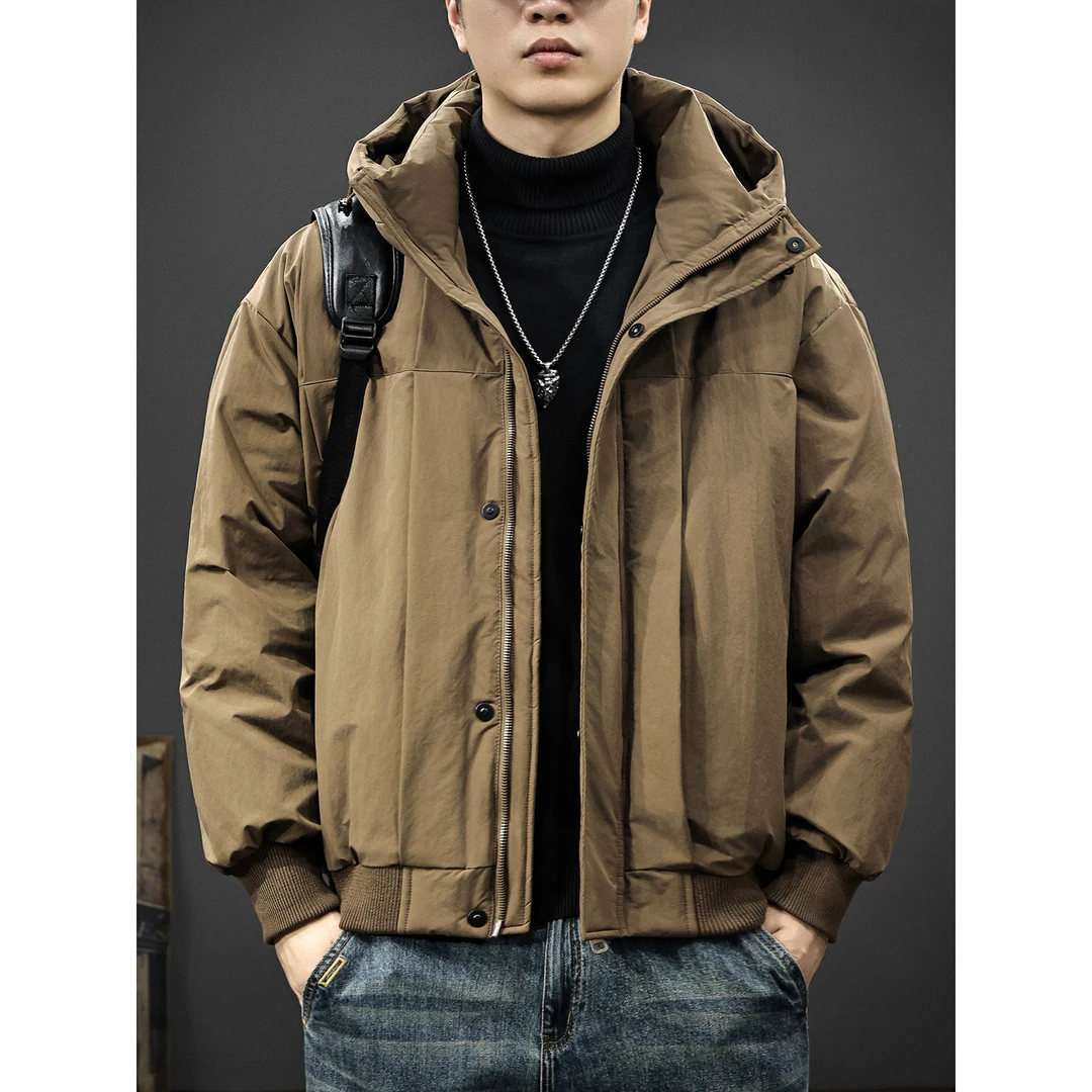 MR.MUDI/穆迪先生简约百搭保暖羽绒服男潮牌宽松大码加厚冬季新款