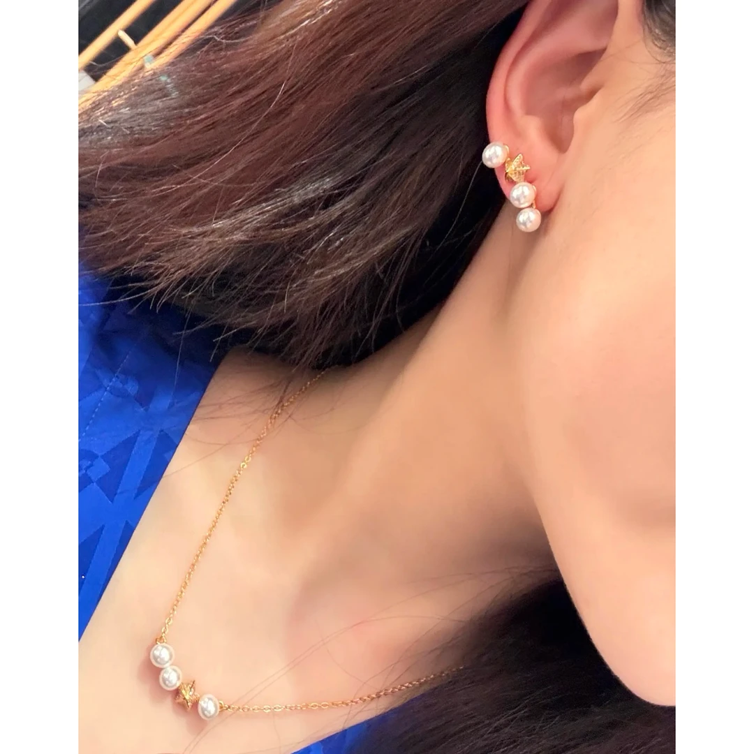 铜锆石项链 铜锆石项链哥弟优雅质感精致珍珠项链配饰190032