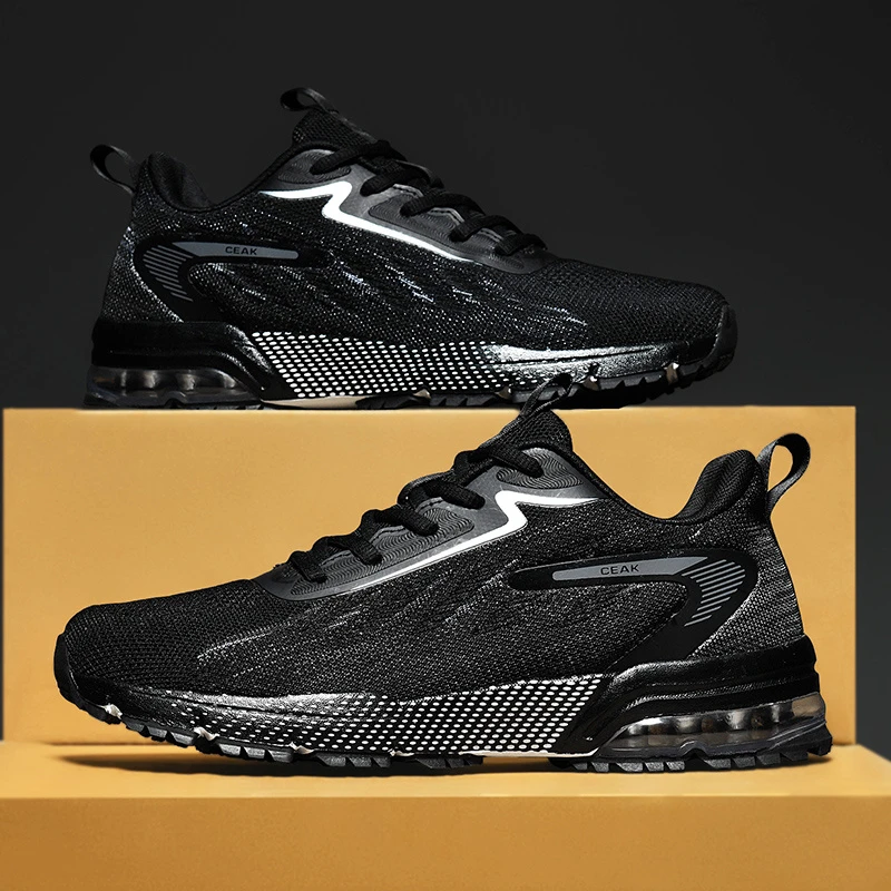 马拉松气垫运动生活系列男跑步鞋运动鞋网面轻便网鞋