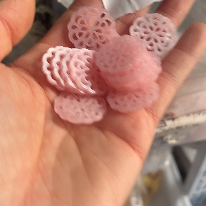 非金属粉醋酸团花10个