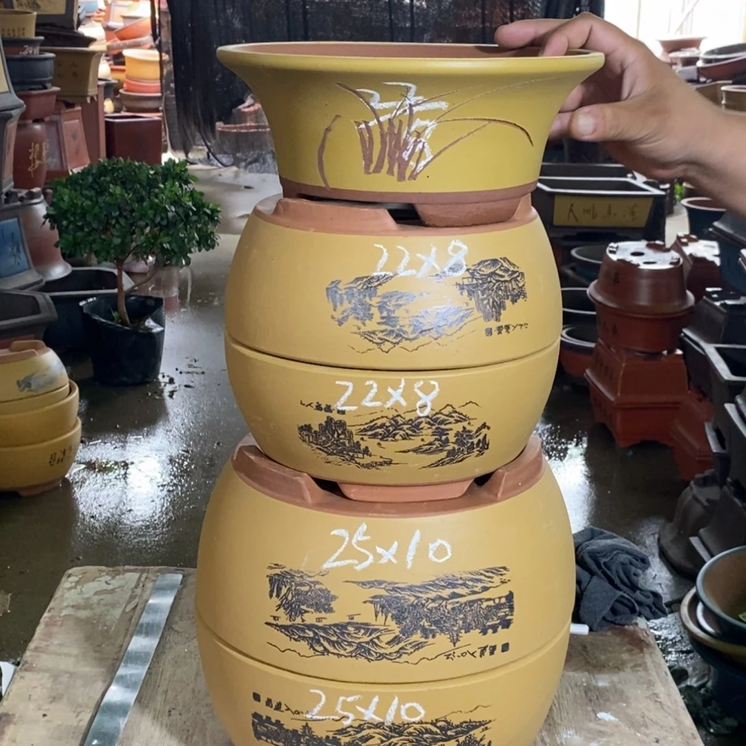 紫砂花盆紫砂紫砂