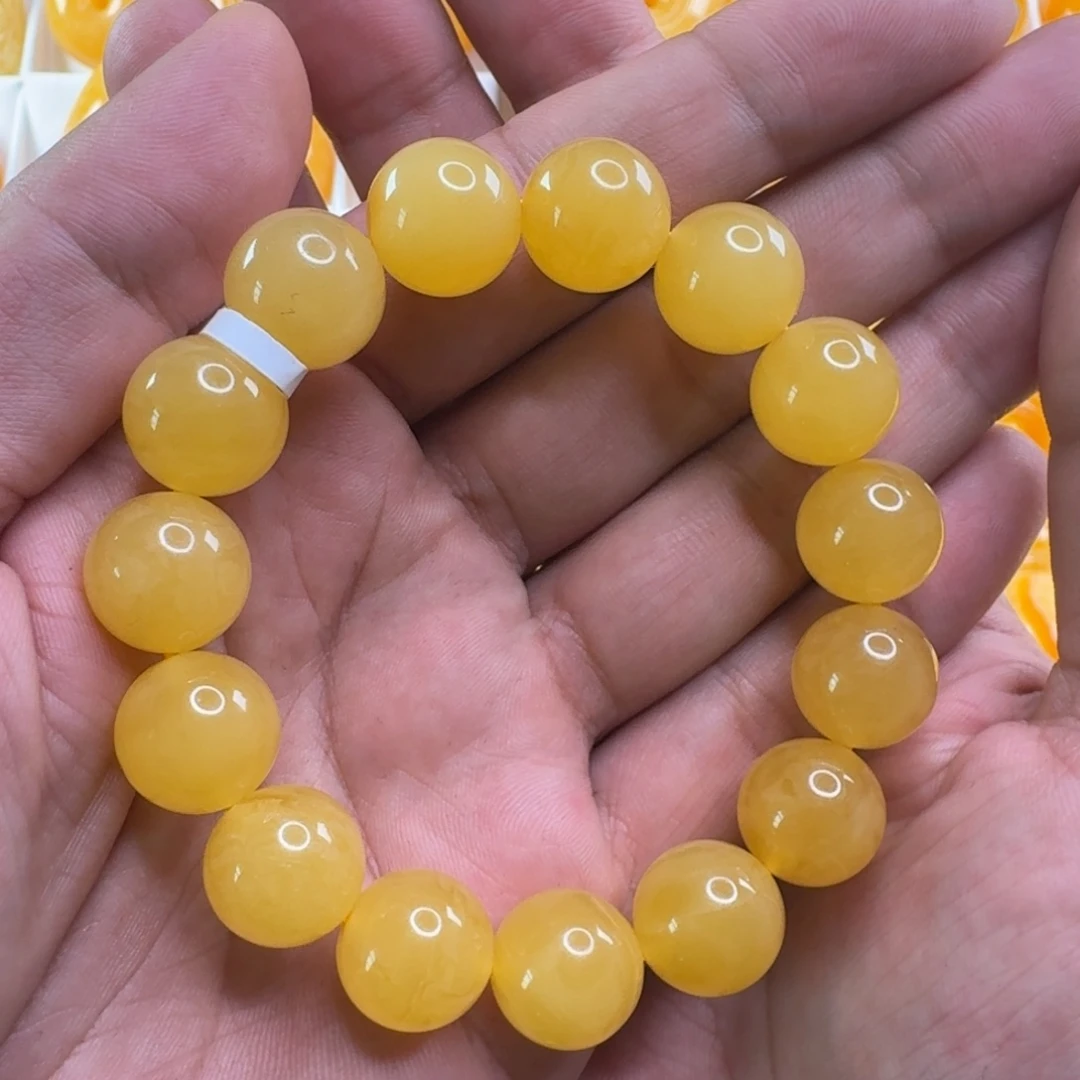 蜜蜡毛衣链未镶嵌