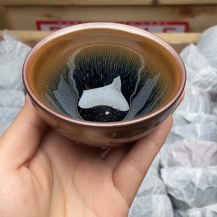 茶盏建窑建盏主人杯