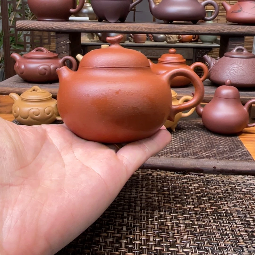 茶壶紫砂宜兴原矿紫砂手工制130