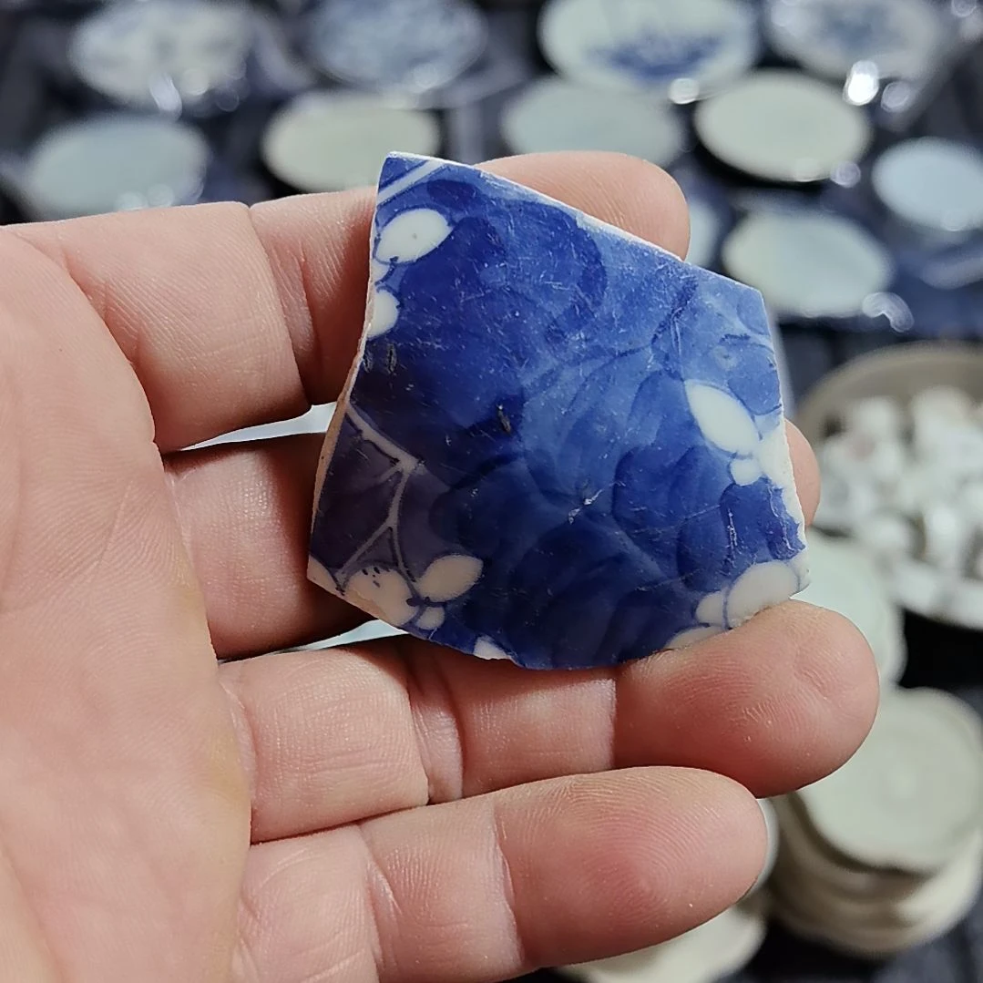 瓷片青花影青杯垫标本全选