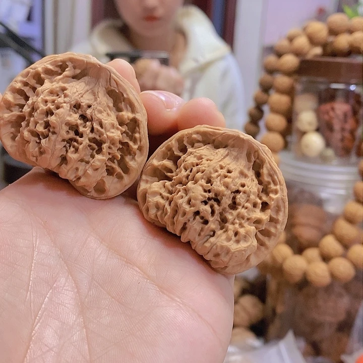 【闪购商品】文玩核桃把件44.5蛇头