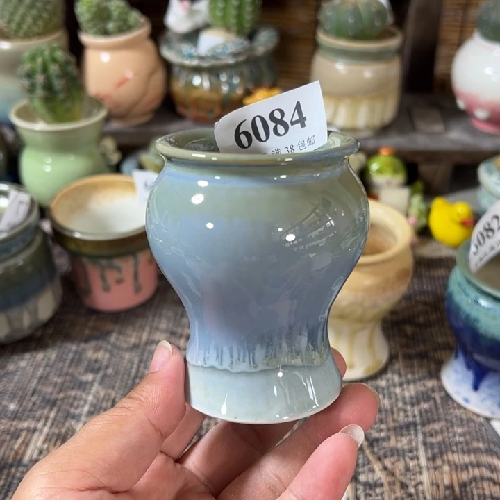 口5高7 手工花盆满30包邮