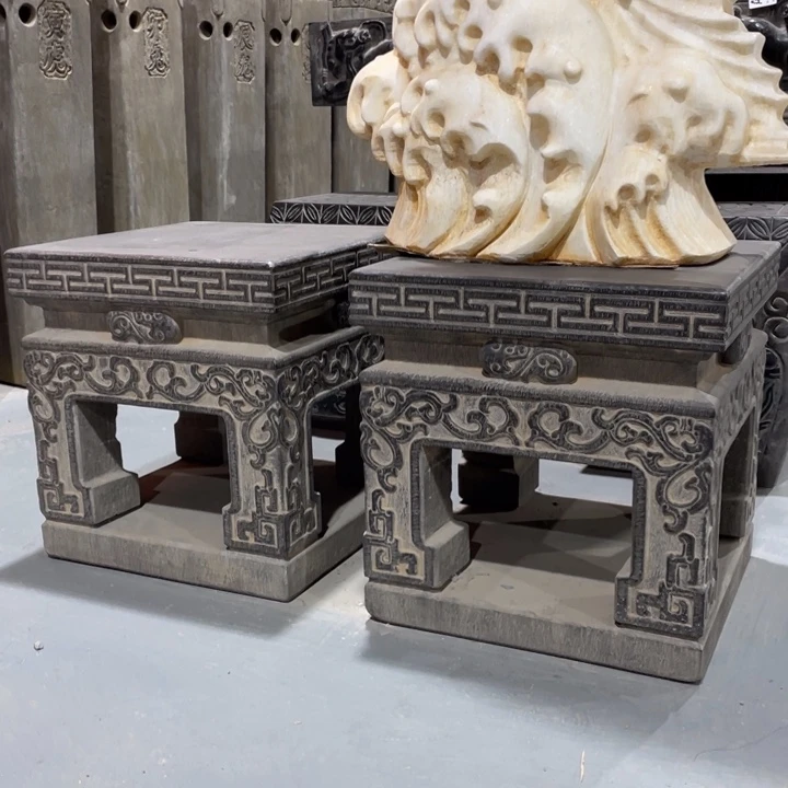 石材石凳两个包邮不包卸车