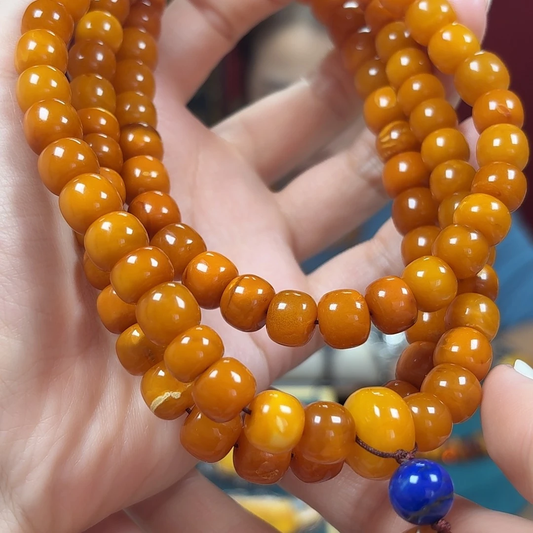 蜜蜡颈饰未镶嵌项链