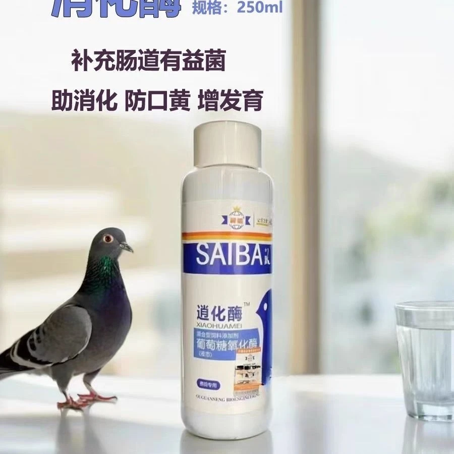 逍化酶补充鸽子专用预防改善辅助信鸽幼鸽种鸽促消化营养