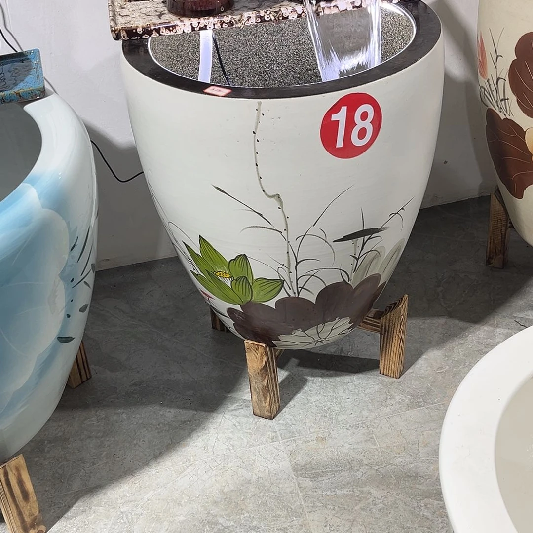 景德镇陶瓷鱼缸艺术领*