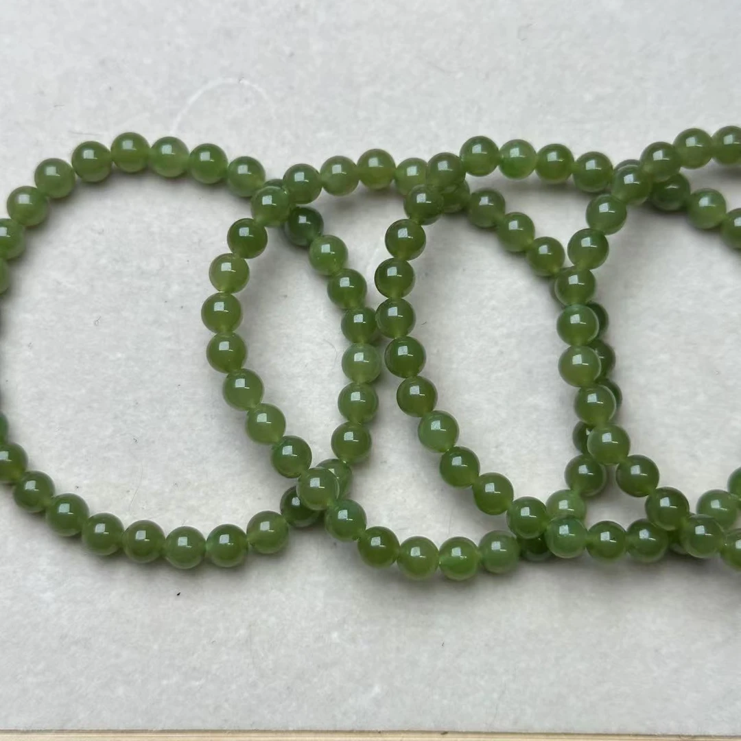 【F55】和田玉碧玉手串多样性发其一