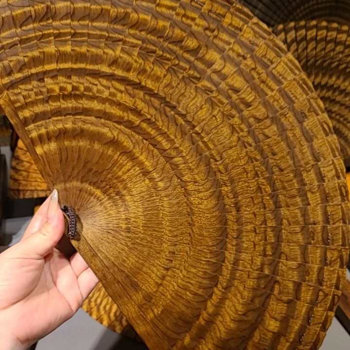 扇子26小叶桢楠金丝楠木苏扇