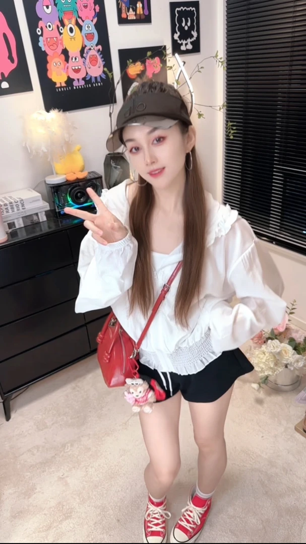 2528栗子专属韩系连帽木耳花边轻薄防晒外套户外田园风显瘦宽松