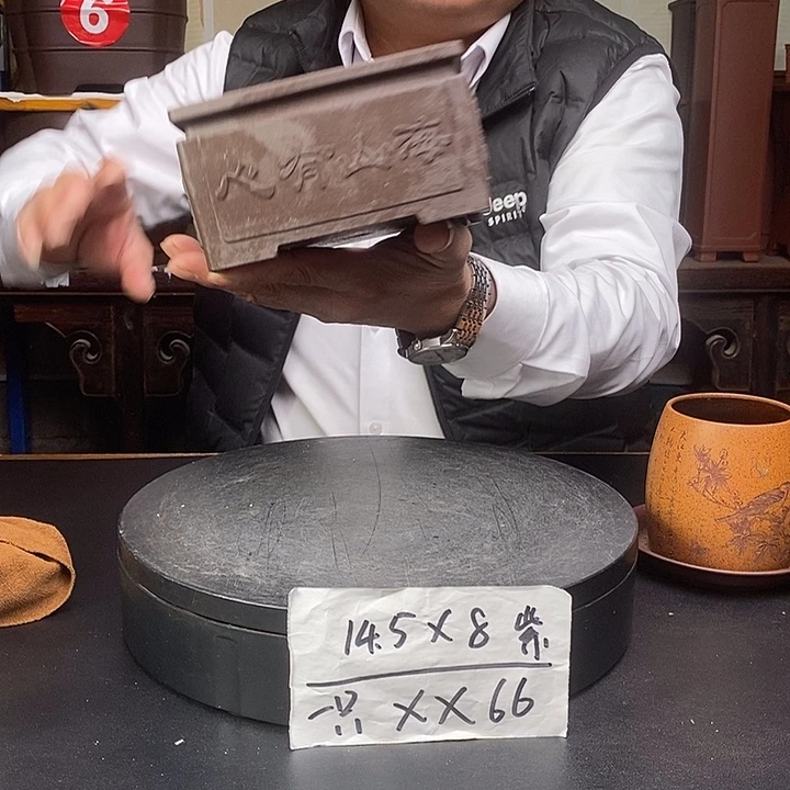 紫砂花盆货号一只XX66