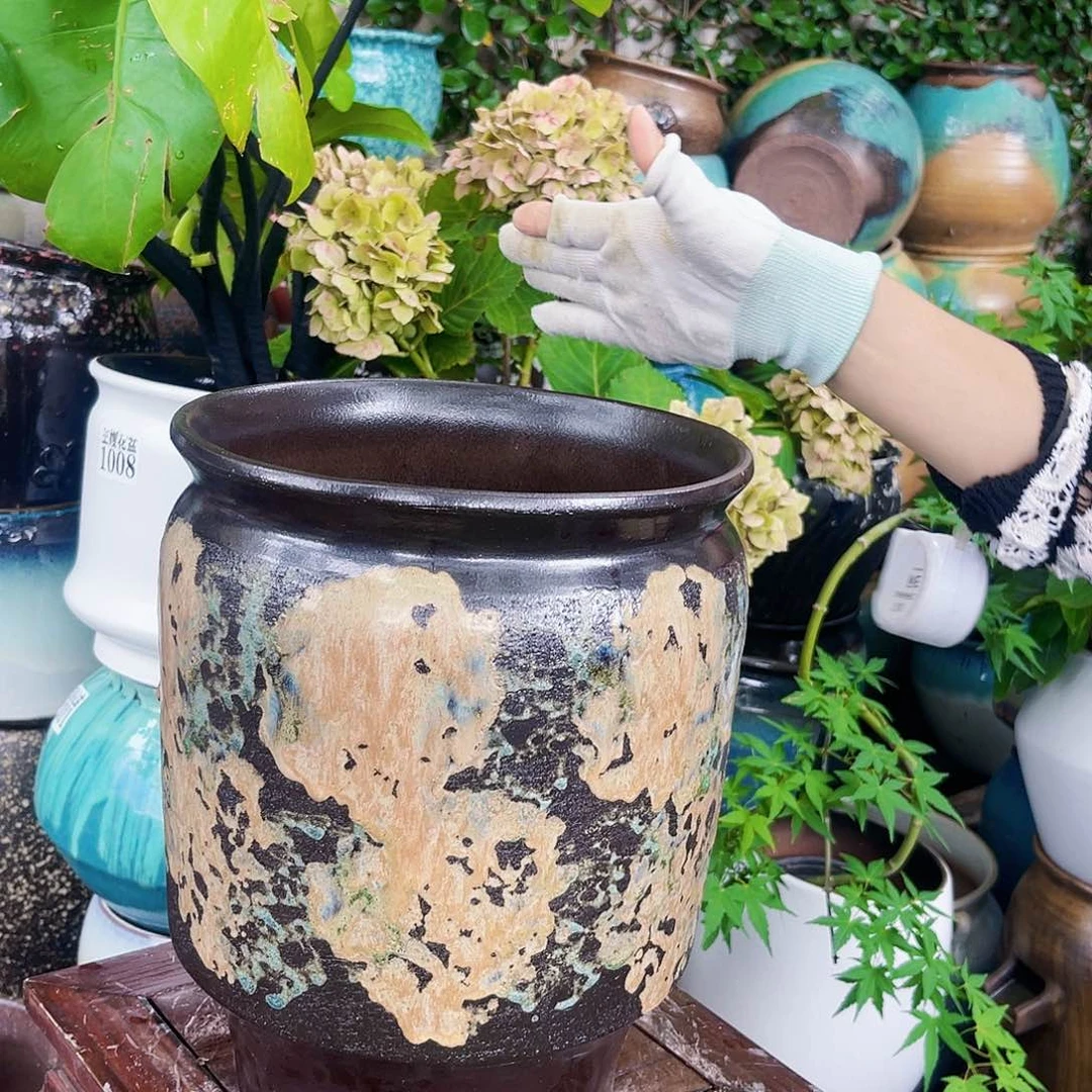 紫砂花盆王嫂花盆直播0602- 1061 高31口24