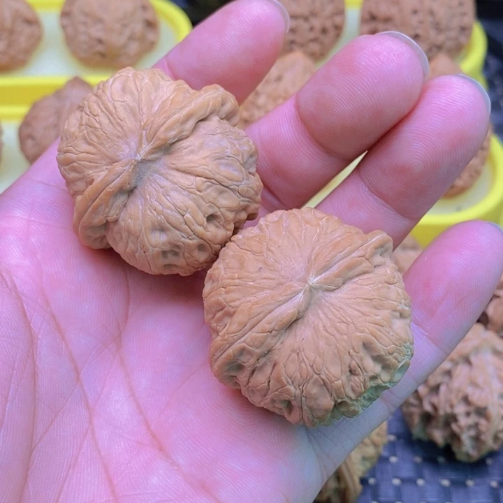 核桃手串/手链知**华元宝有黄有色差有阴皮狮子头